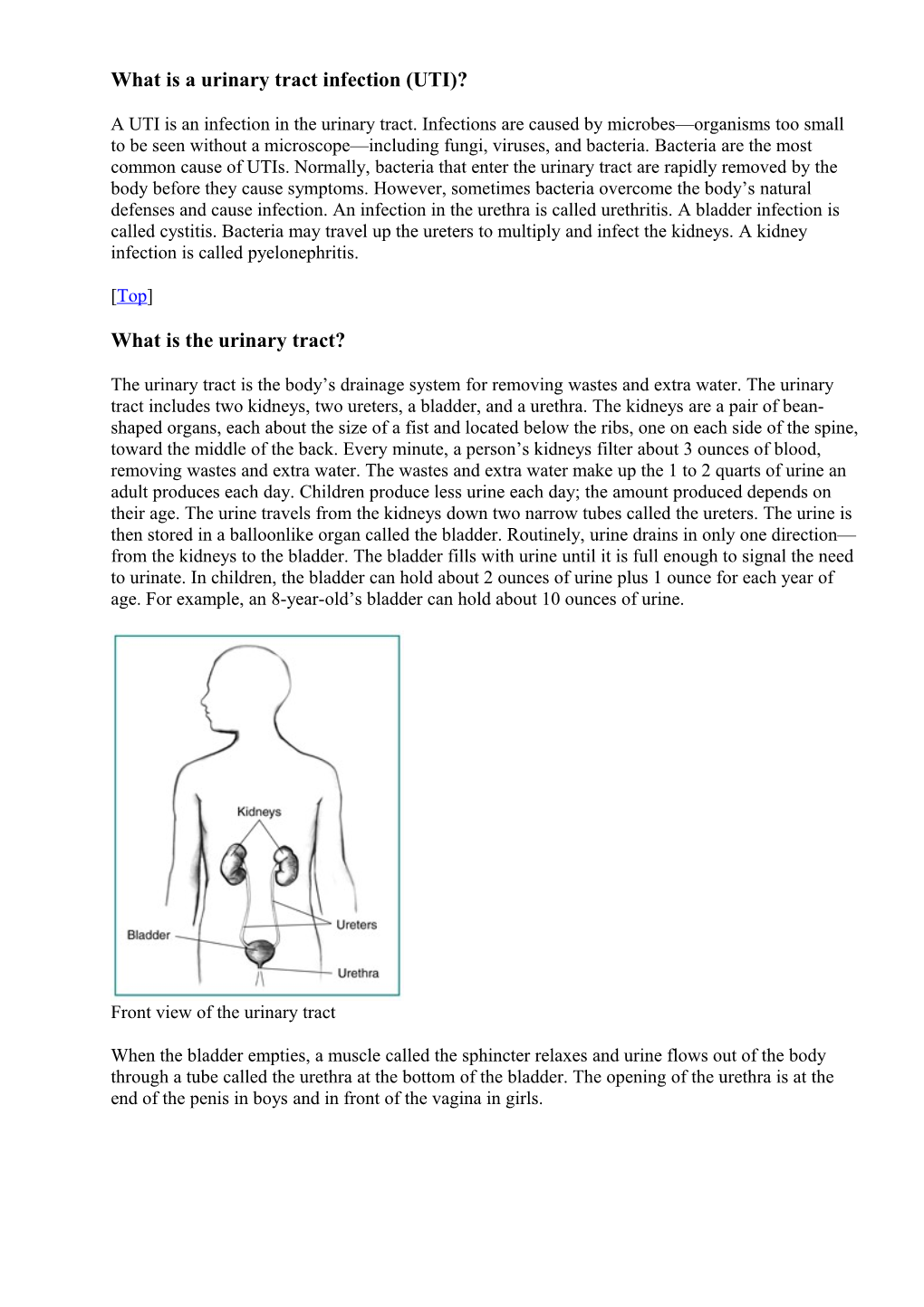 What Is a Urinary Tract Infection (UTI)?