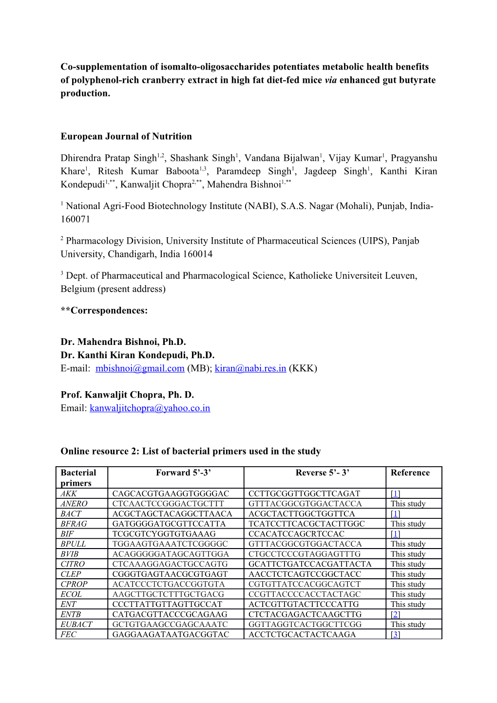 Co-Supplementation of Isomalto-Oligosaccharides Potentiates Metabolic Health Benefits