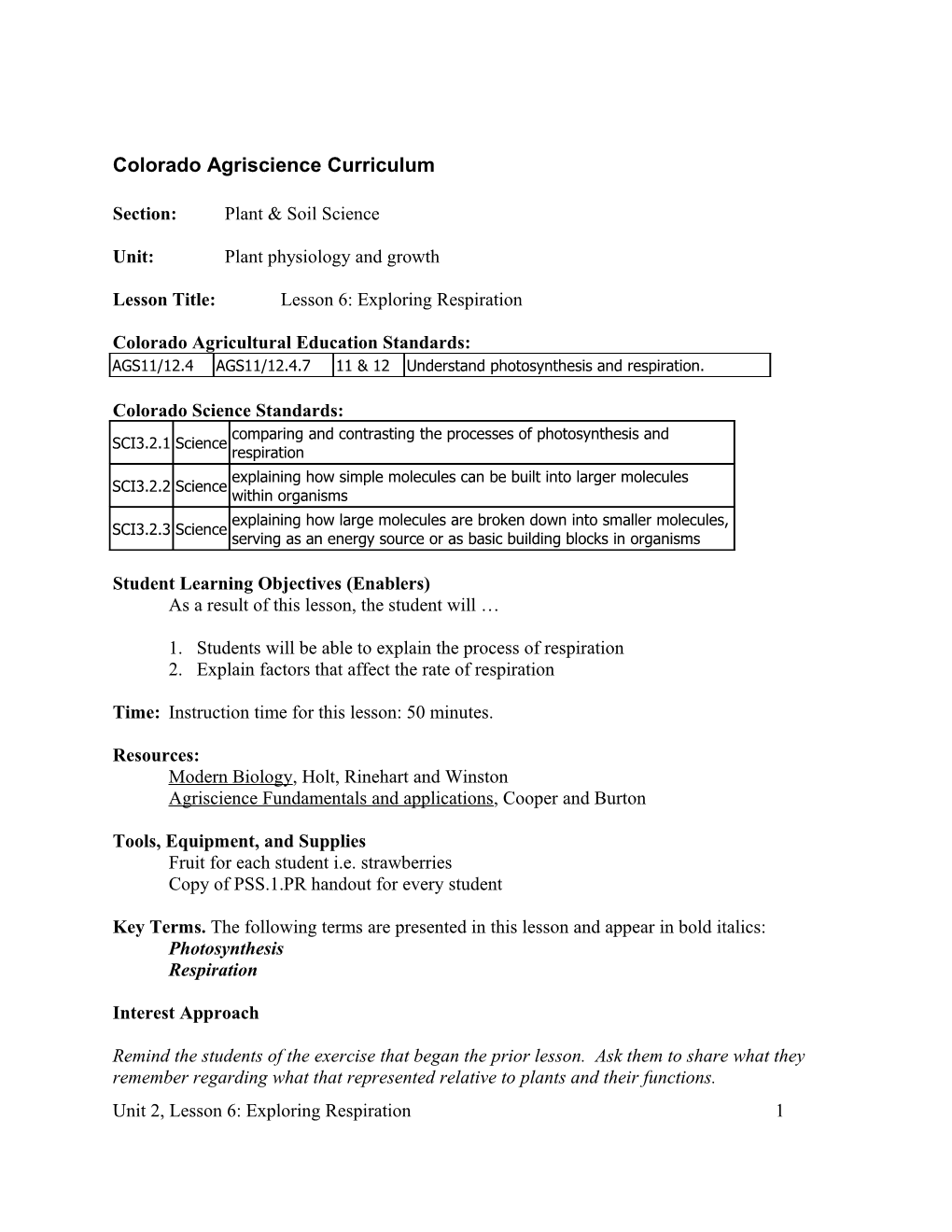 Section: Plant & Soil Science s2