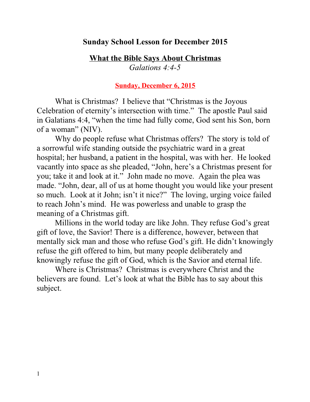 What the Bible Says About Christmas