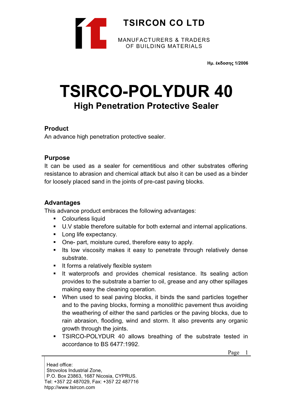 High Penetration Protective Sealer