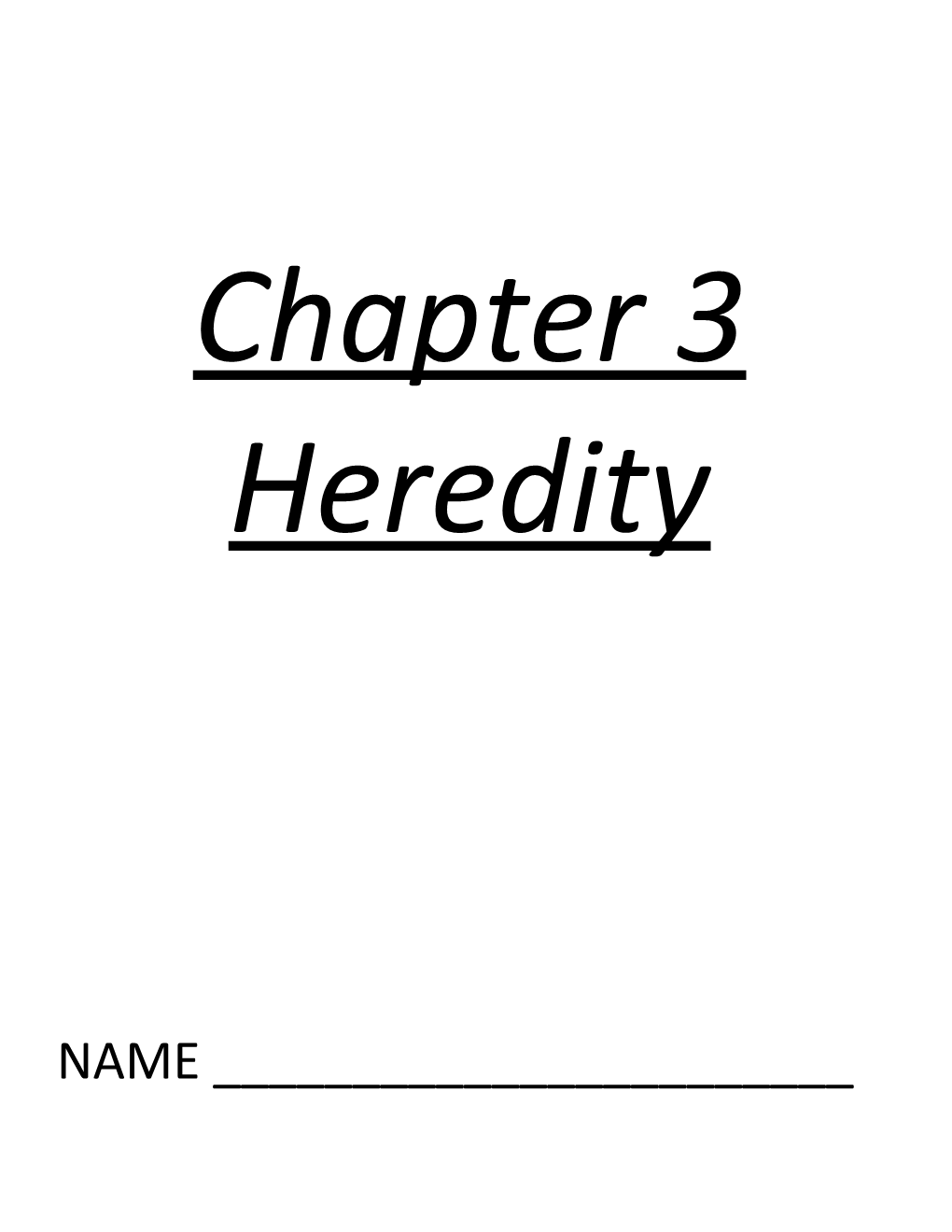 Chapter 3 Vocabulary