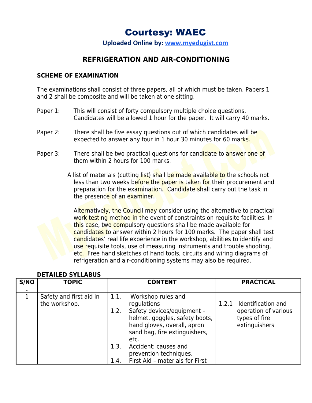 The West African Examinations Council