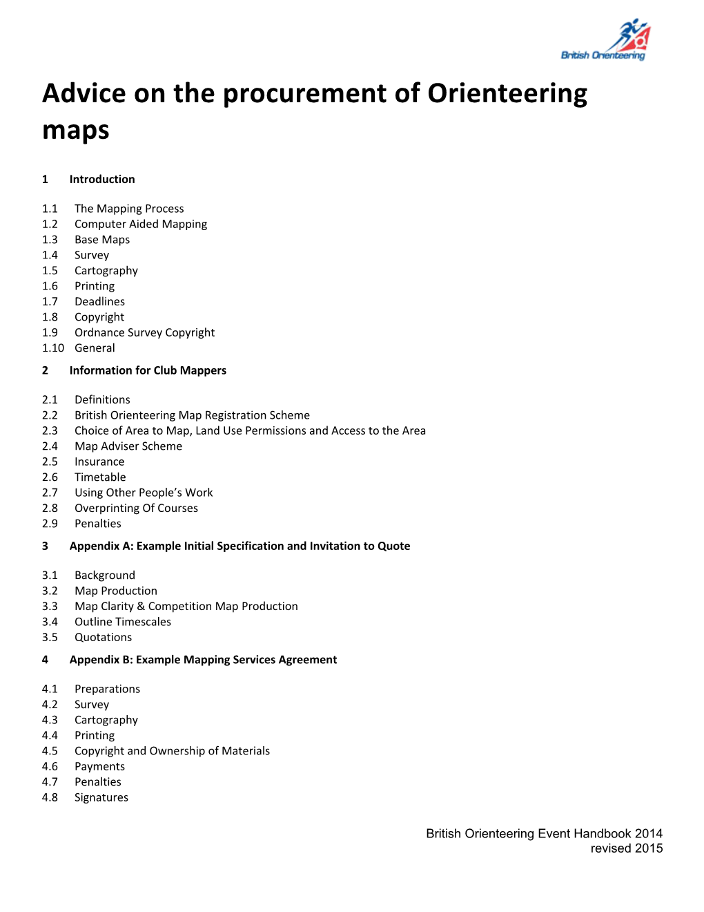 British Orienteering Event Resources