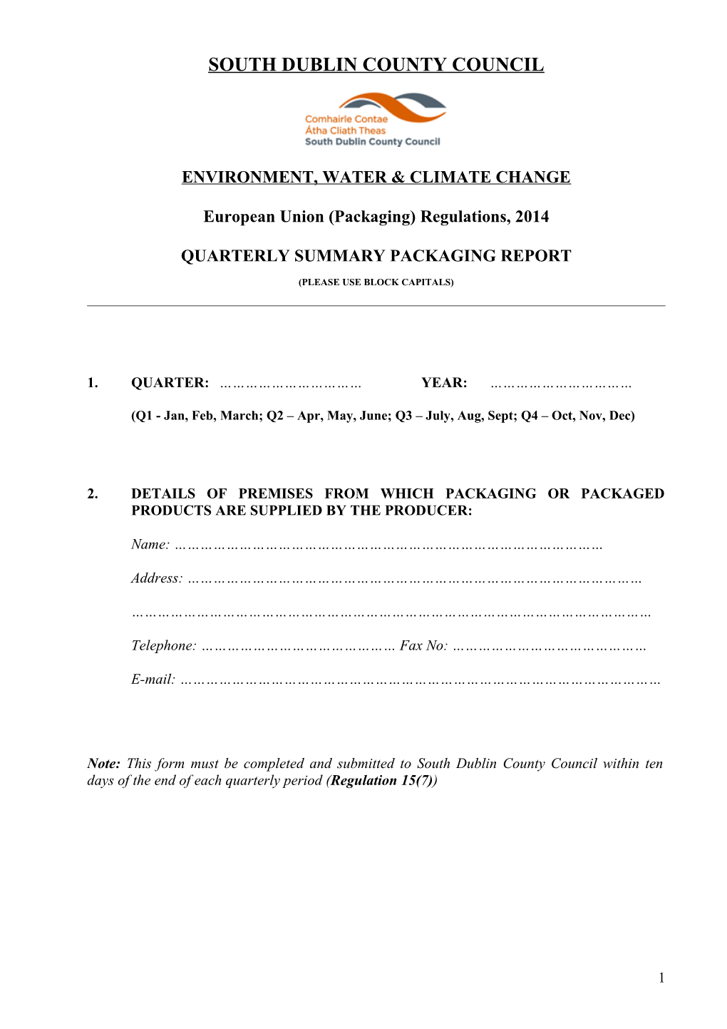 Application for Renewal of Registration for 2003 Regs