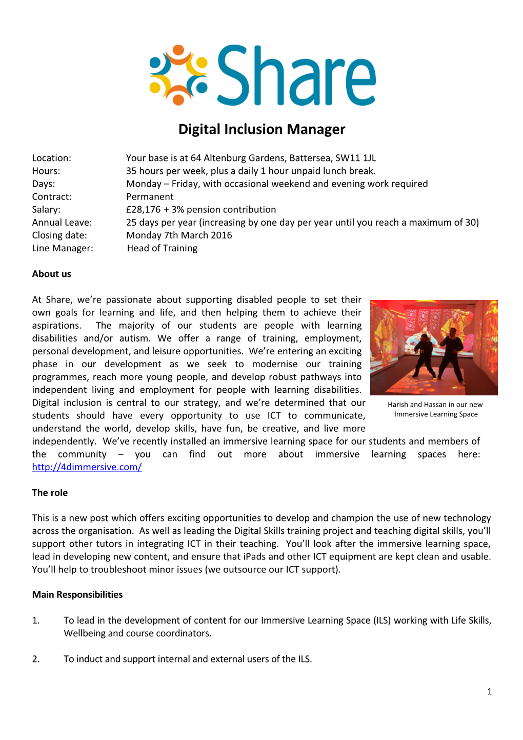 Digital Inclusion Manager