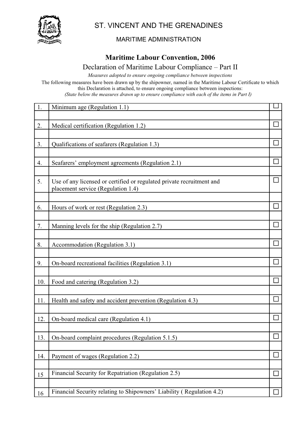 Measures Adopted to Ensure Ongoing Compliance Between Inspections