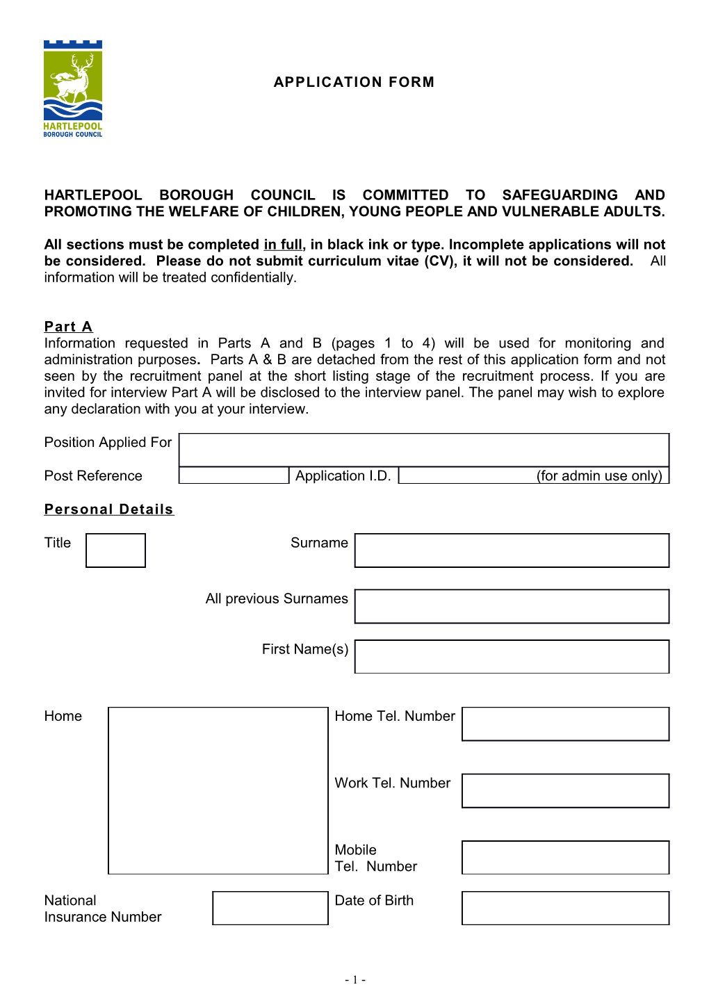 Application Form s34