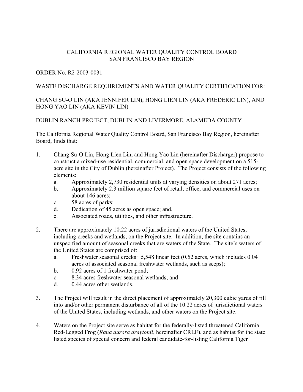 California Regional Water Quality Control Board s49