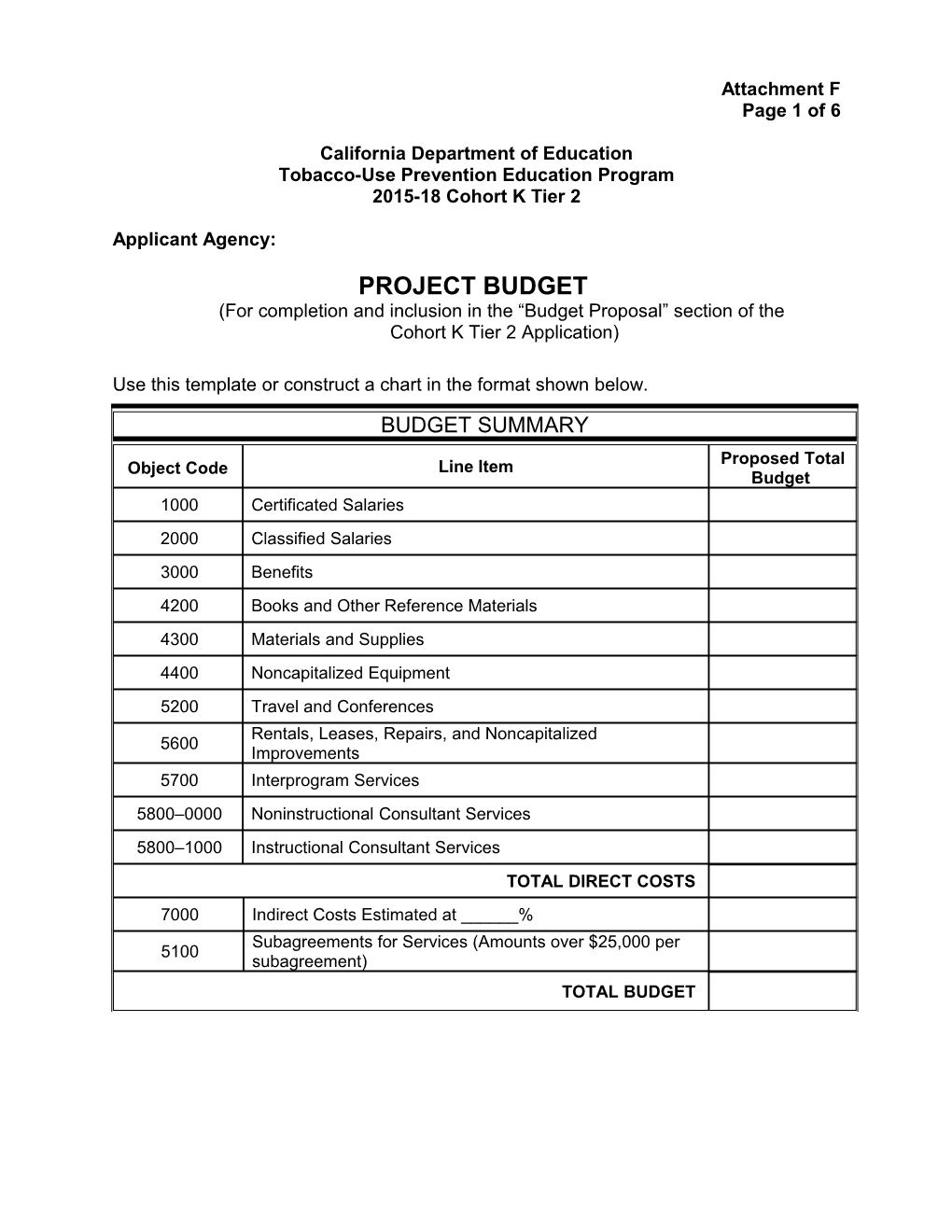 ATTF-15: TUPE Tier 2 (CA Dept of Education)