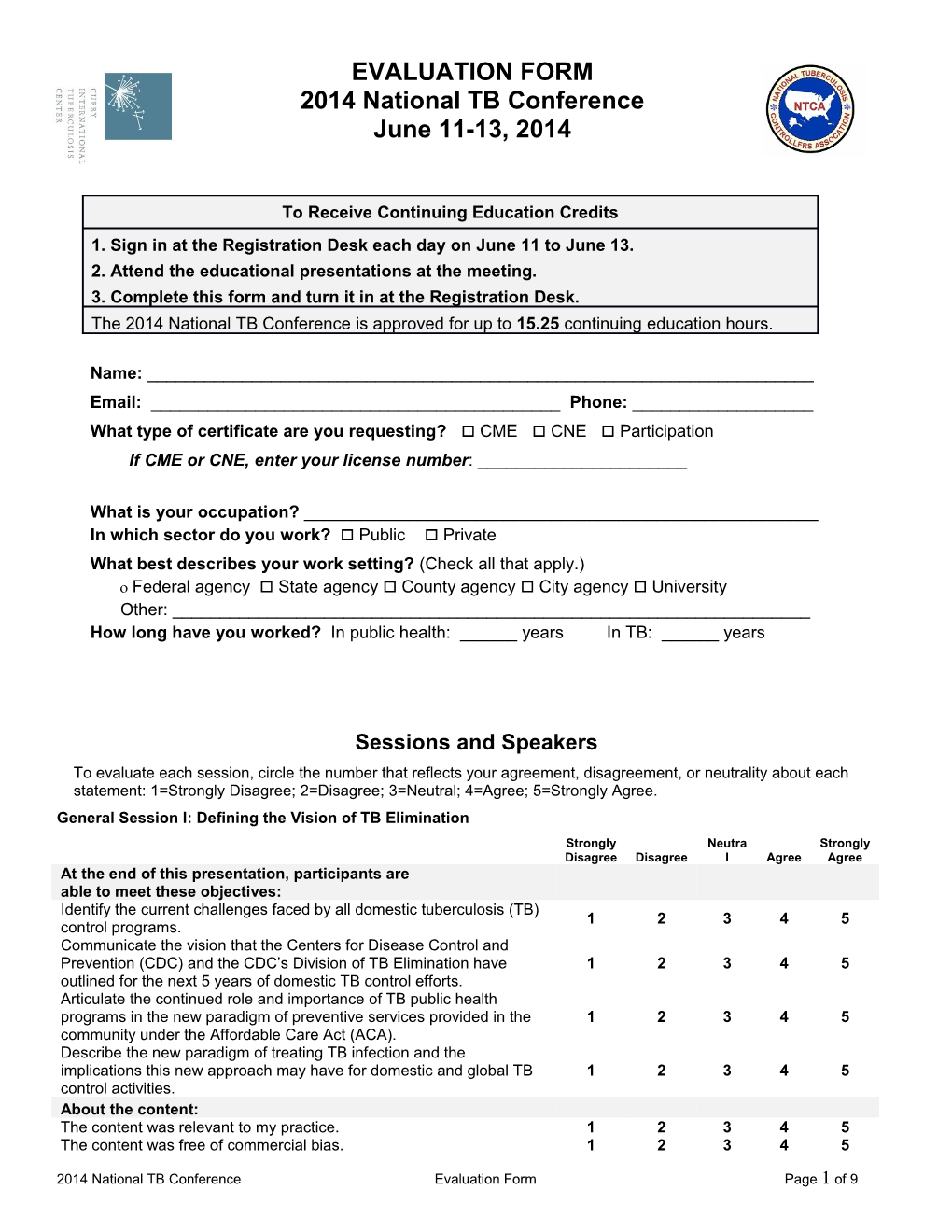 Evaluation Form s1