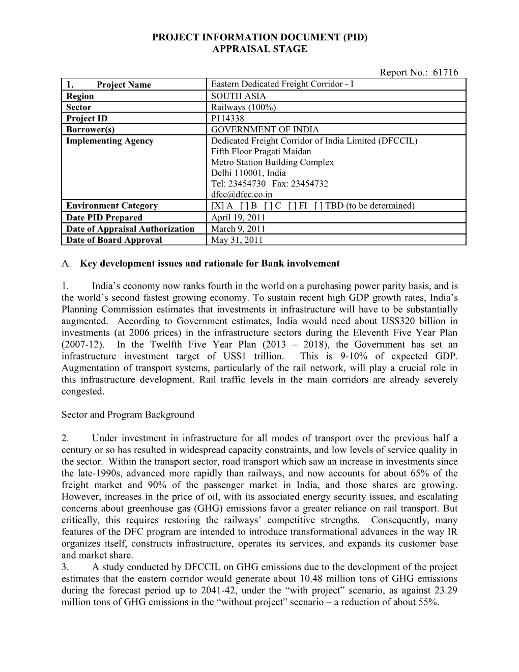 Project Information Document (Pid) s48