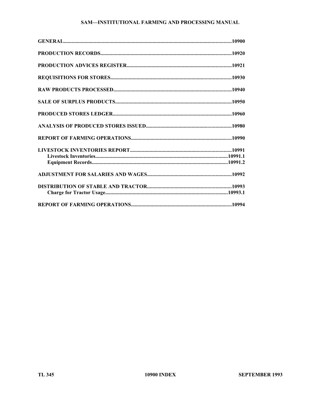 Sam Institutional Farming and Processing Manual