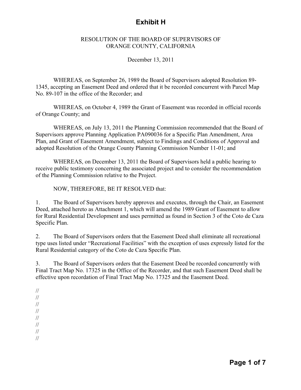 Resolution of the Board of Supervisors Of s1