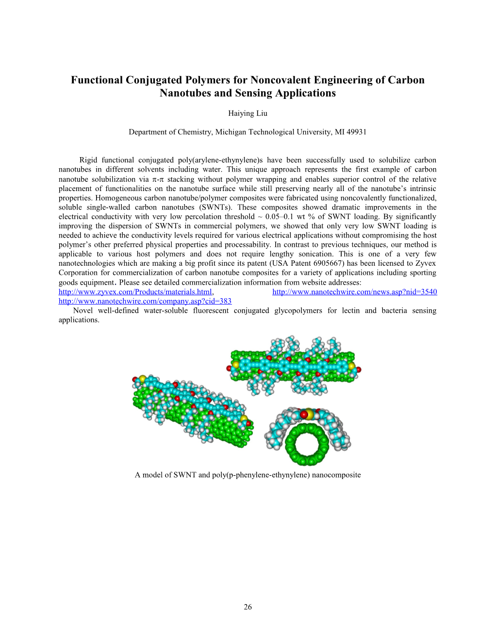 Curriculum Vitae of Haiying Liu