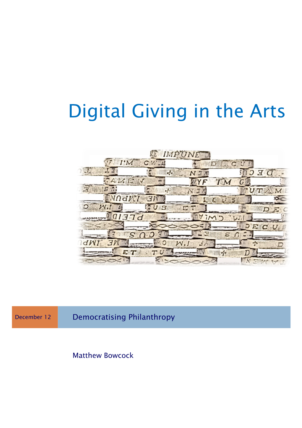 Digital Giving in the Arts