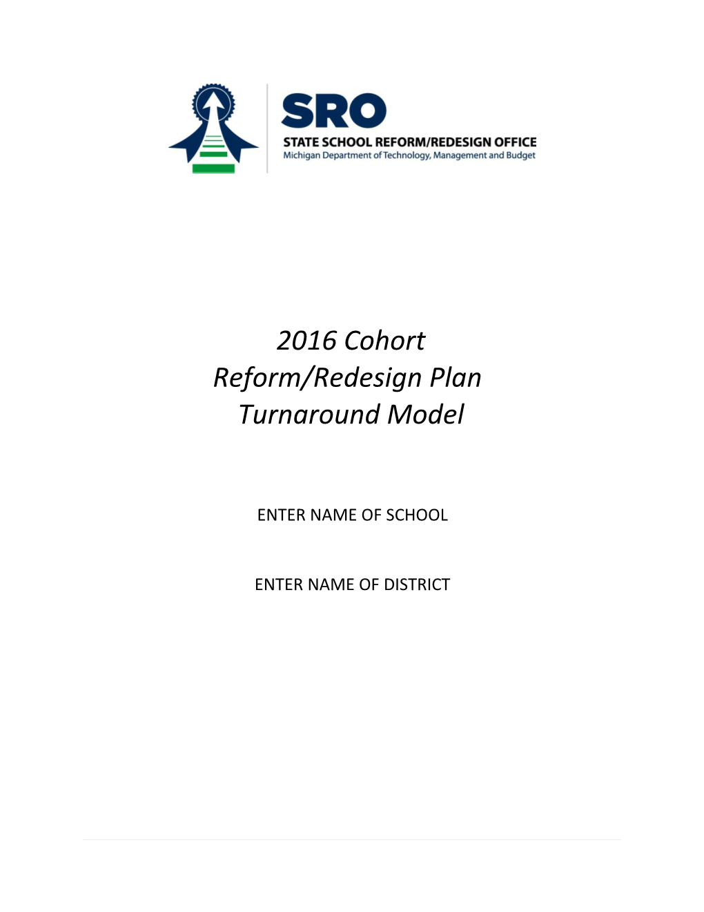Reform/Redesign Plan