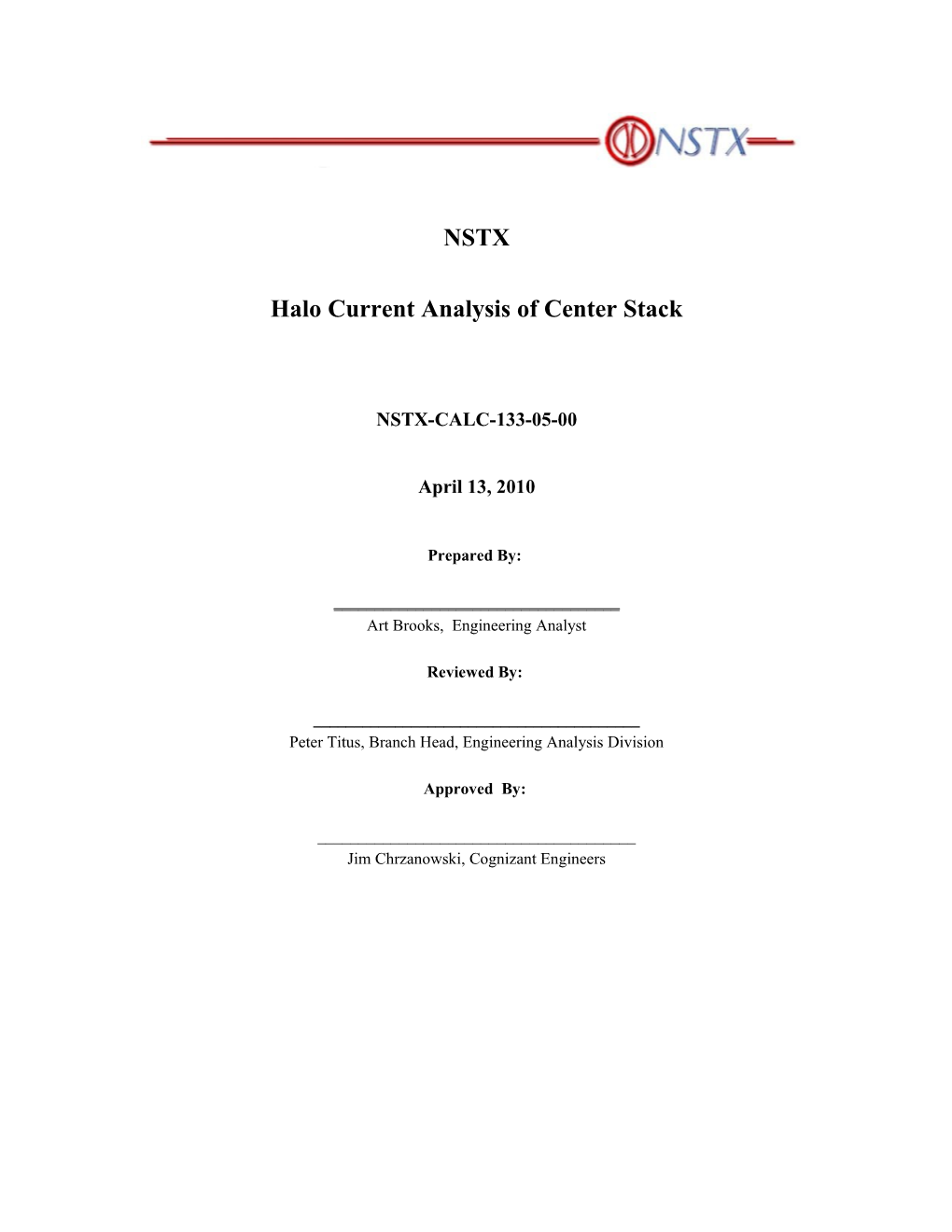 Halo Current Analysis of CS