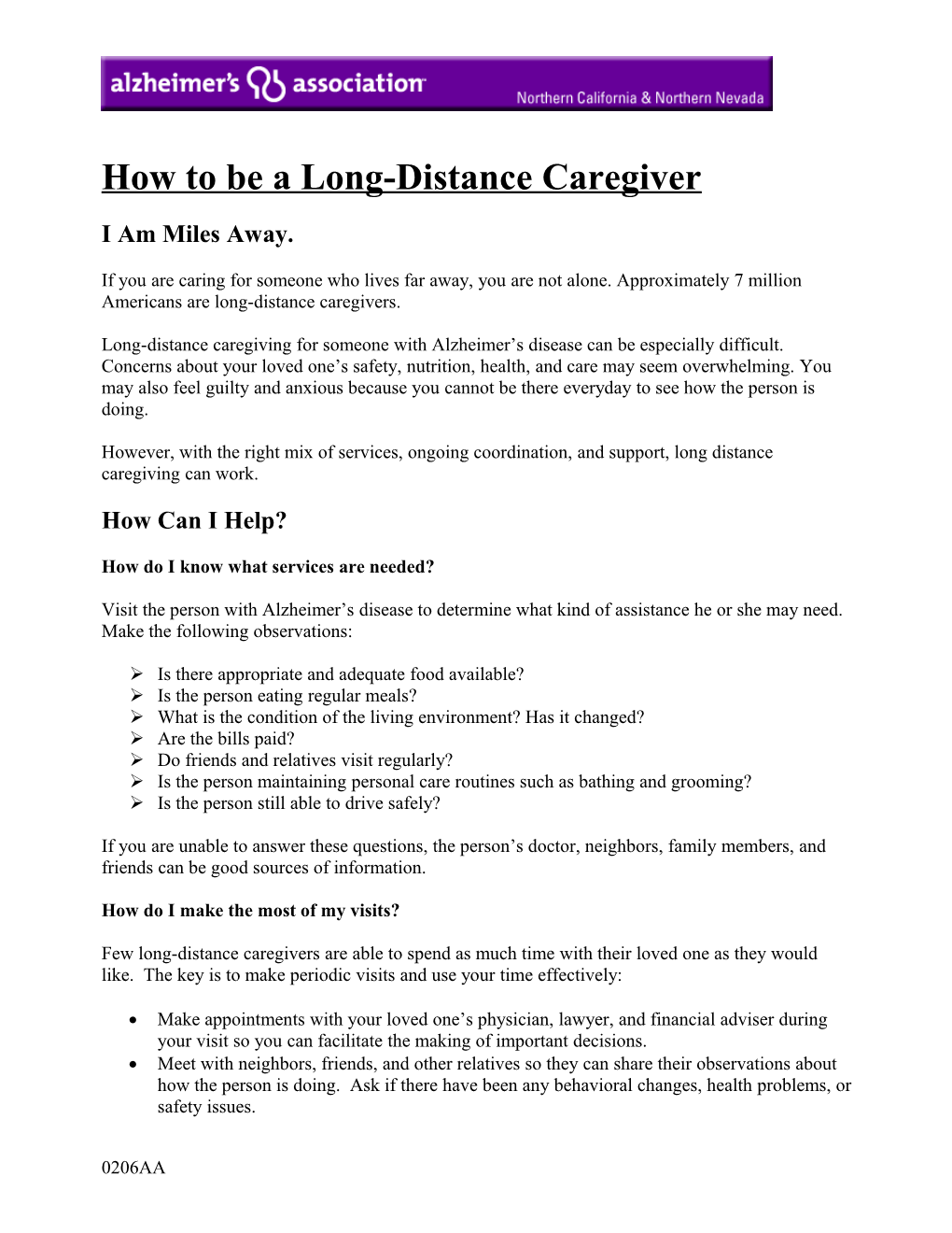 How to Be a Long-Distance Caregiver