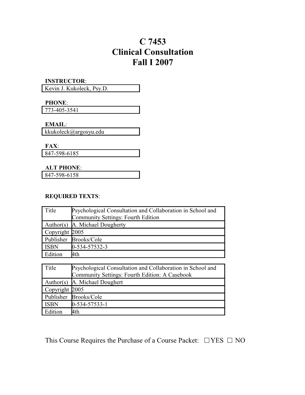 Clinical Consultation