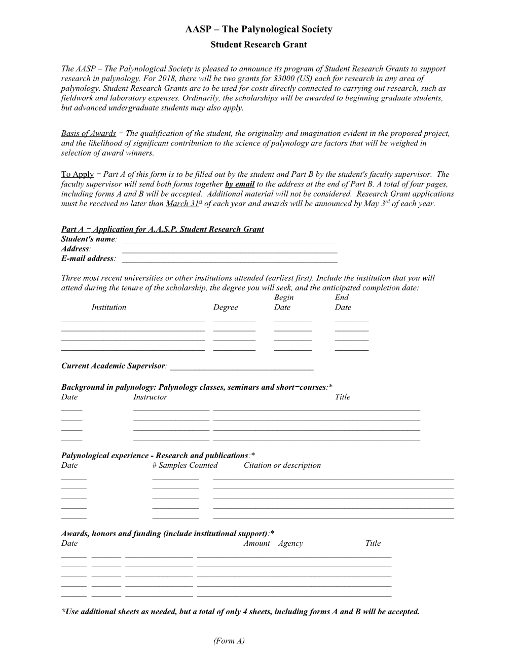 American Association of Stratigraphic Palynologists