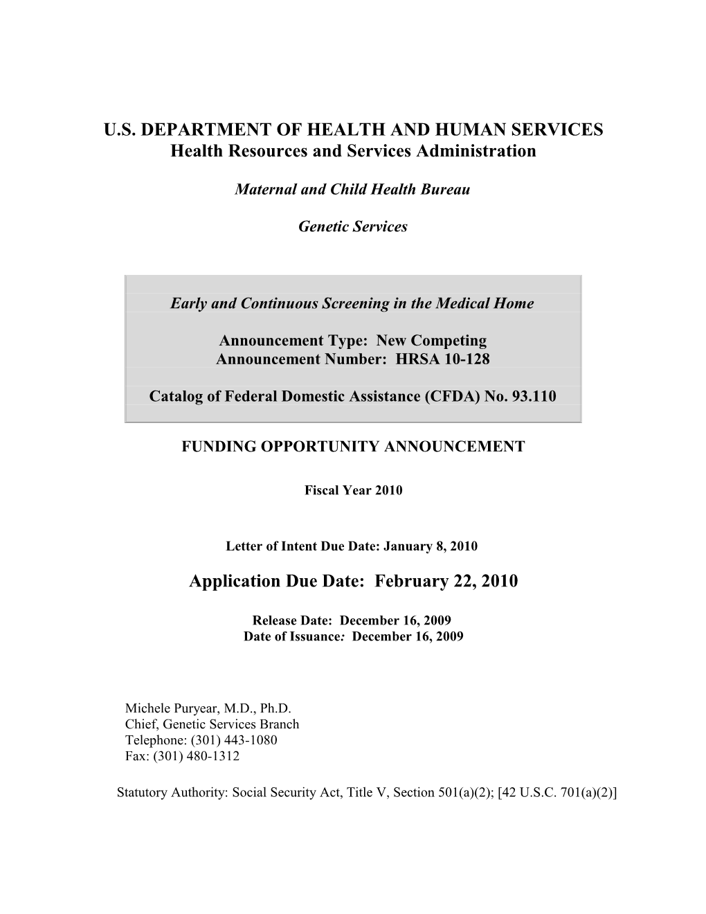 U.S. Department of Health and Human Services s2