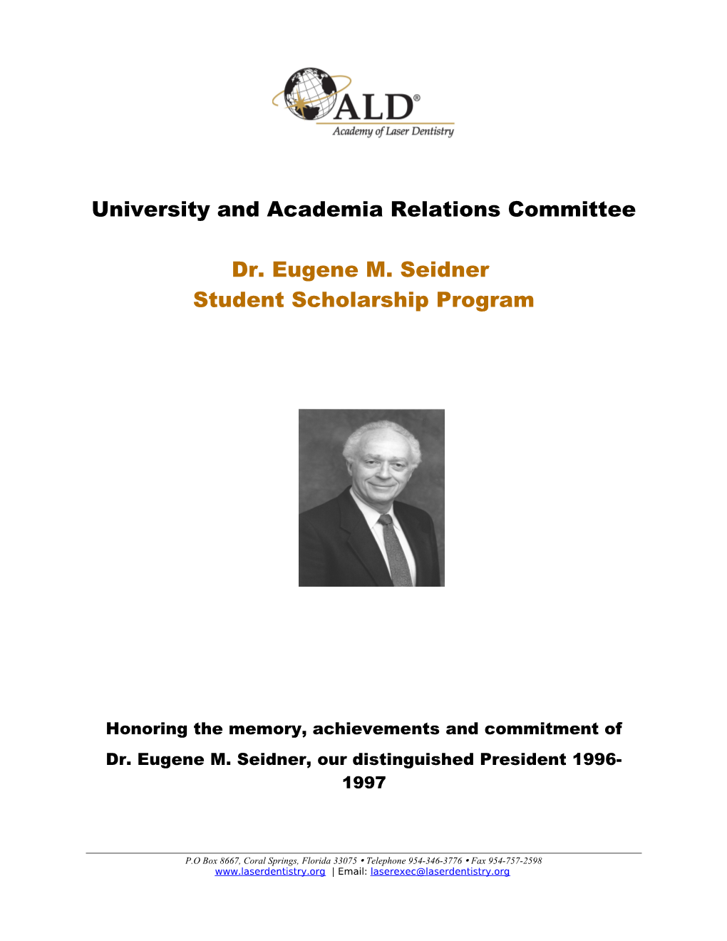 University and Academia Relations Committee