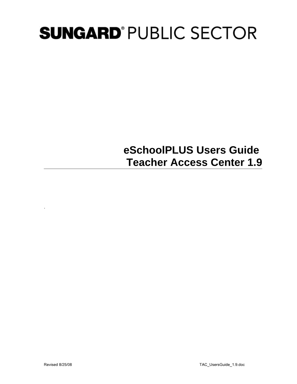 Eschoolplus Users Guide