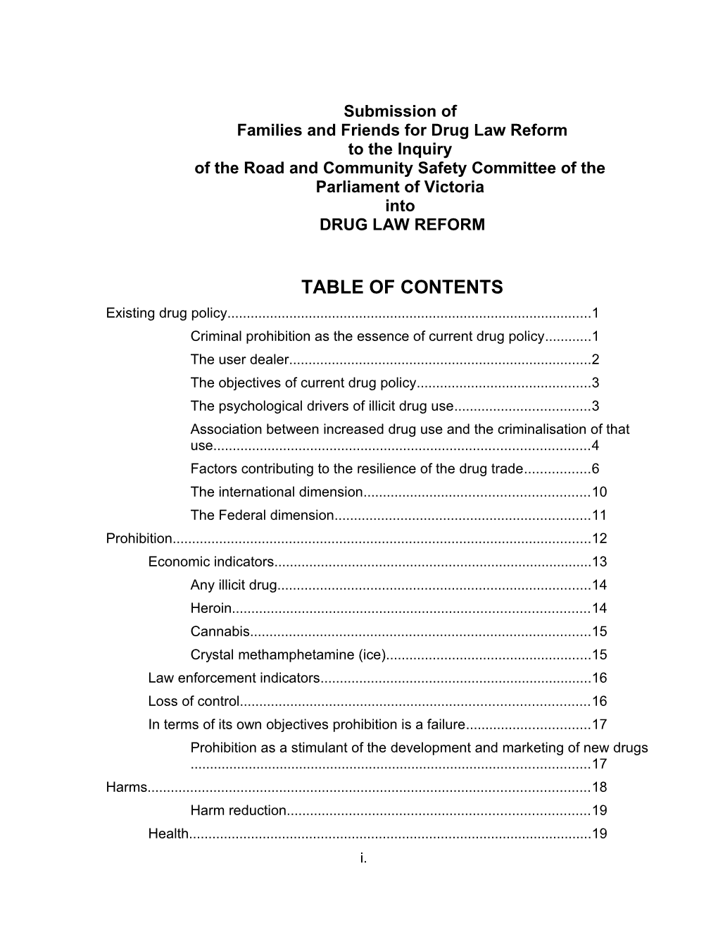 Inquiry Into Methamphetamine and Its Chemical Precursors