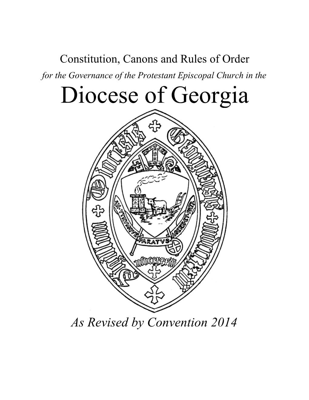 Constitution & Canons, Diocesan s1