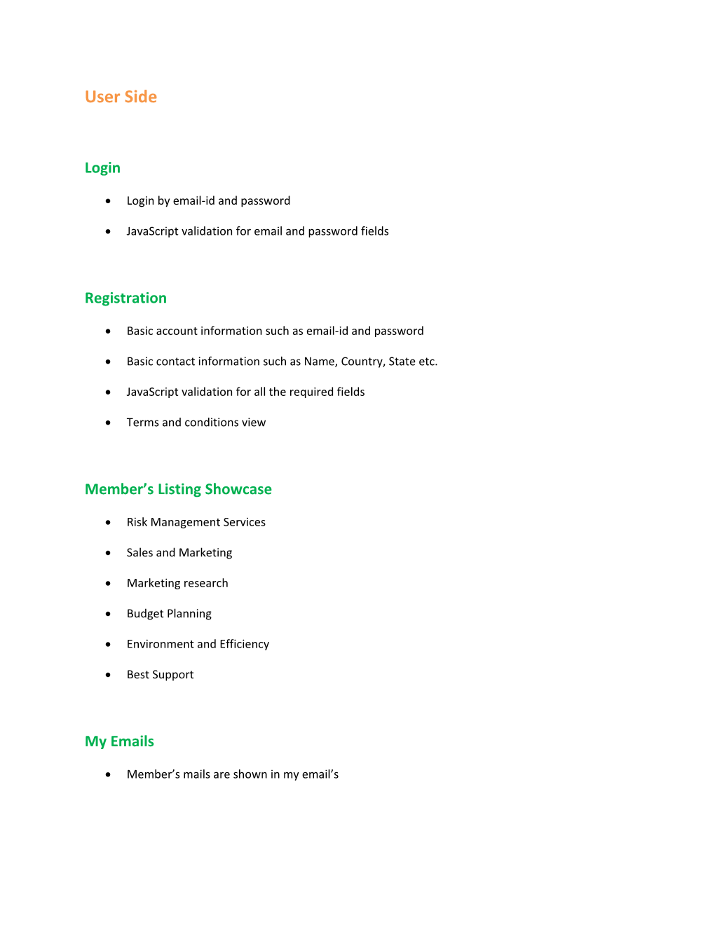 Javascript Validation for Email and Password Fields