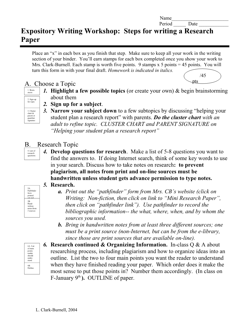 Narrative Workshop Steps: Writing a Six Second Story