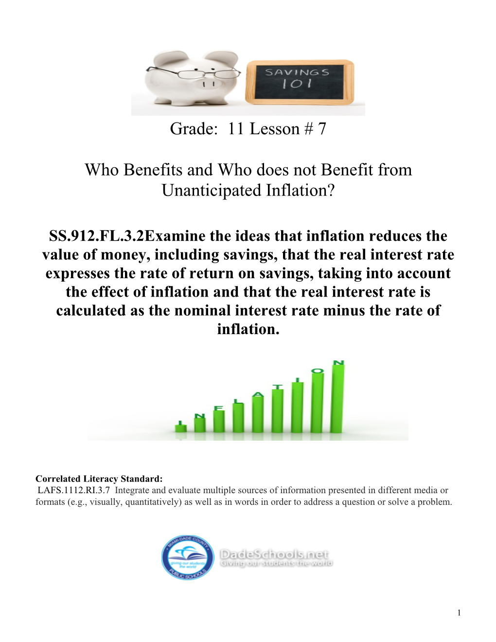 Who Benefits and Who Does Not Benefit from Unanticipated Inflation?