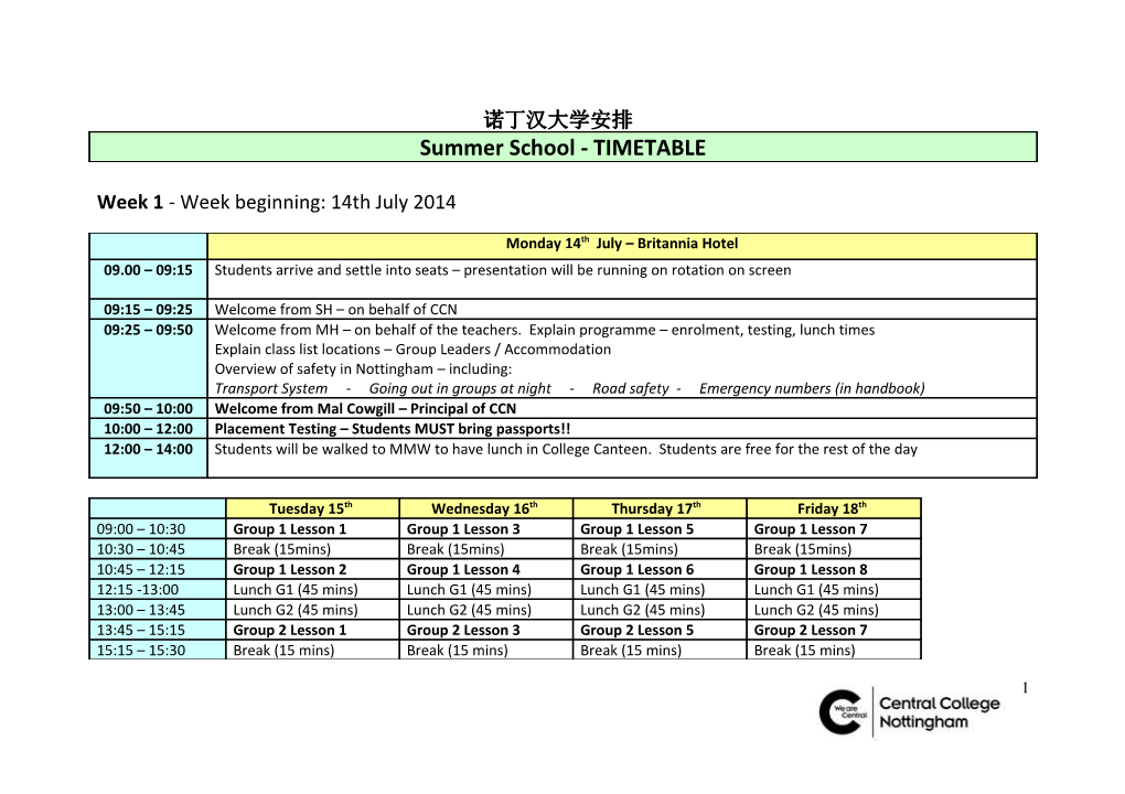 TEACHERS TIMETABLE (Elementary)