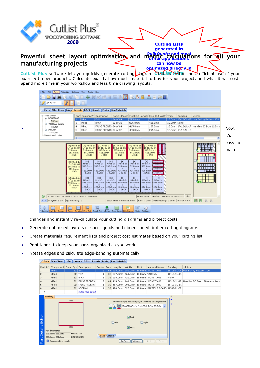 Powerful Sheet Layout Optimisation, Metric Calculations for Your Manufacturing Projects