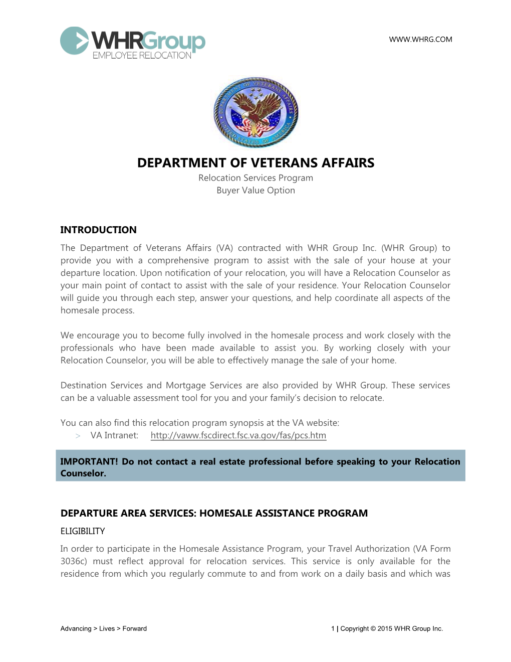 Department of Veterans Affairs