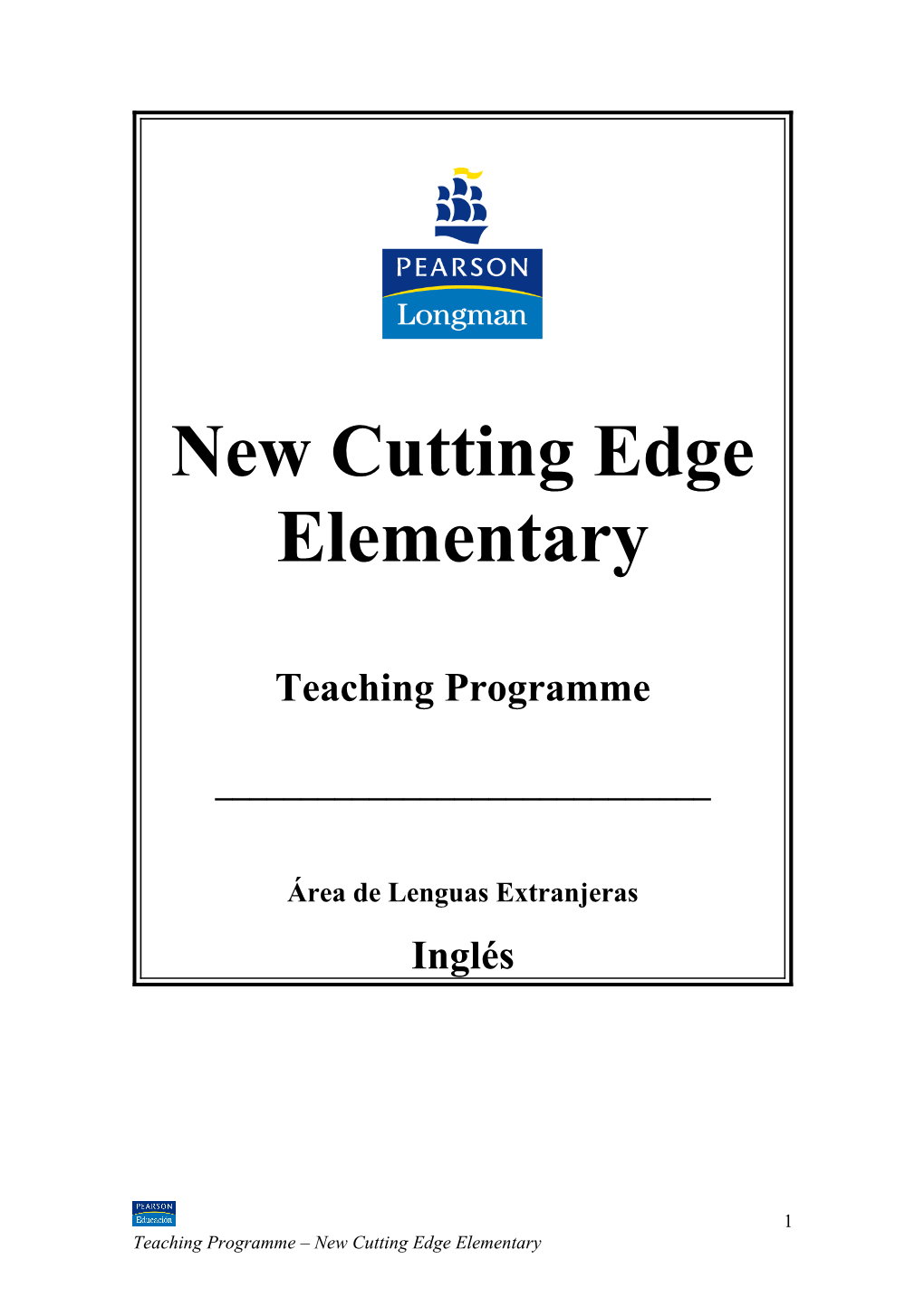 New Cutting Edge Elementary