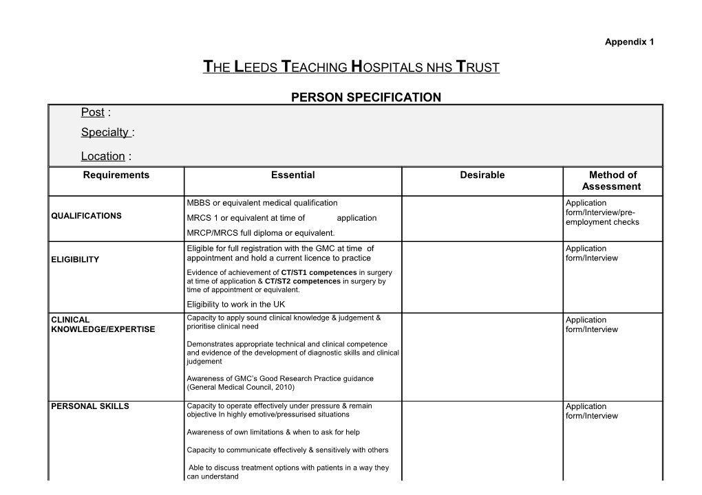 The Leeds Teaching Hospitals Nhs T Rust