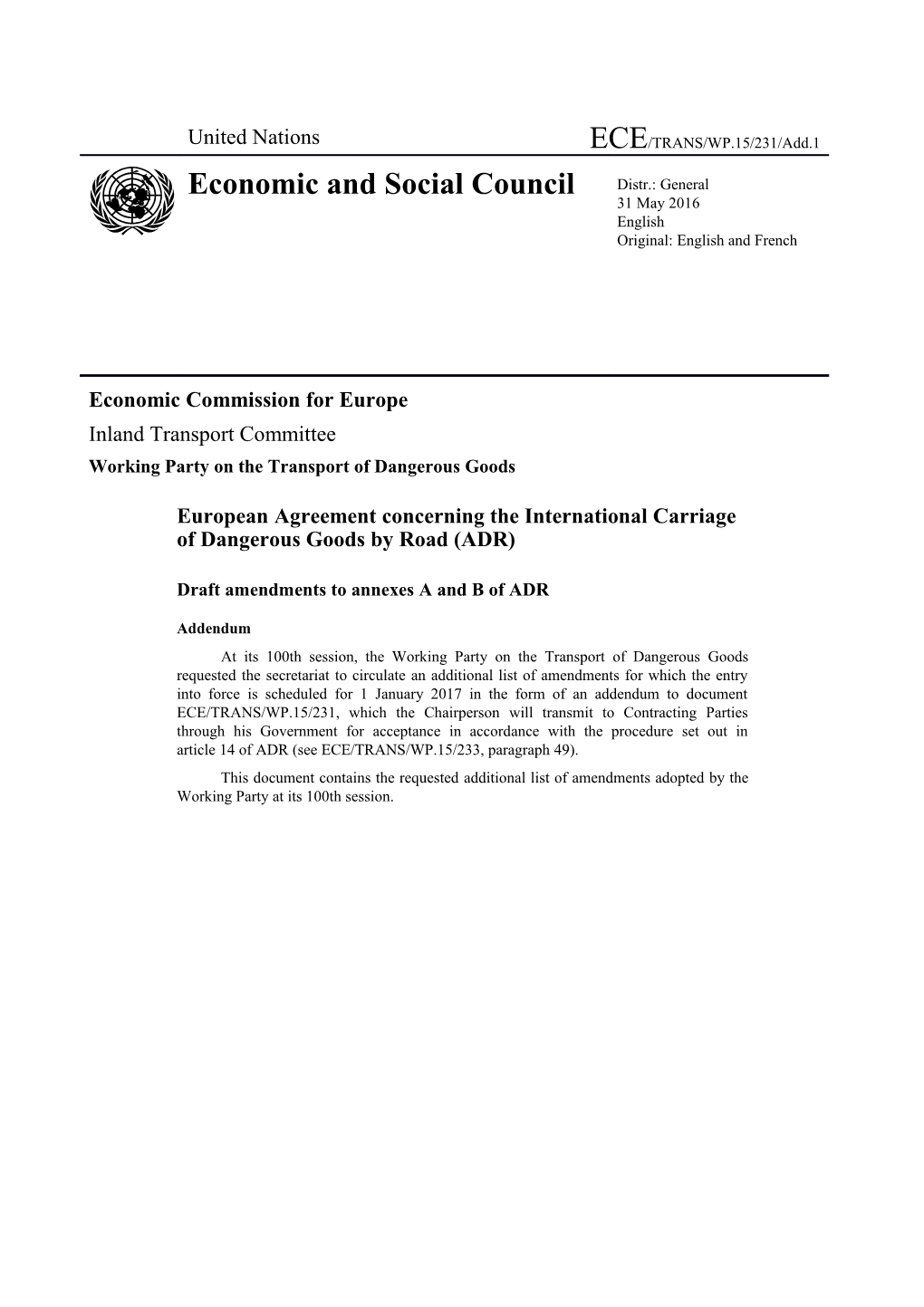 Economic Commission for Europe s35