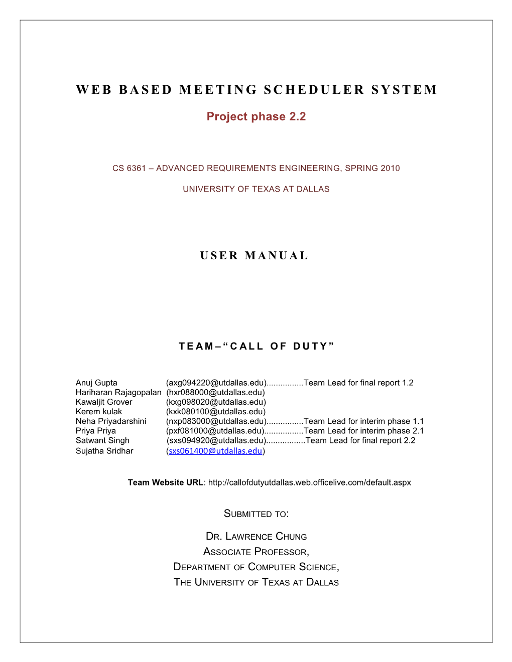 Web Based Meeting Scheduler System s1