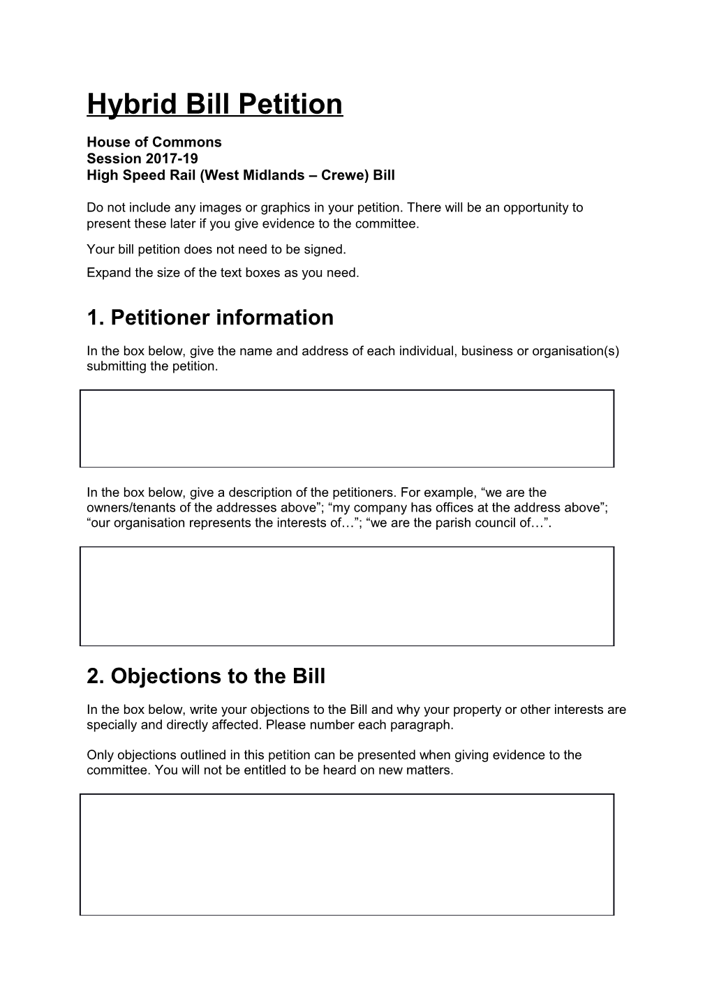 High Speed Rail (West Midlands Crewe) Bill