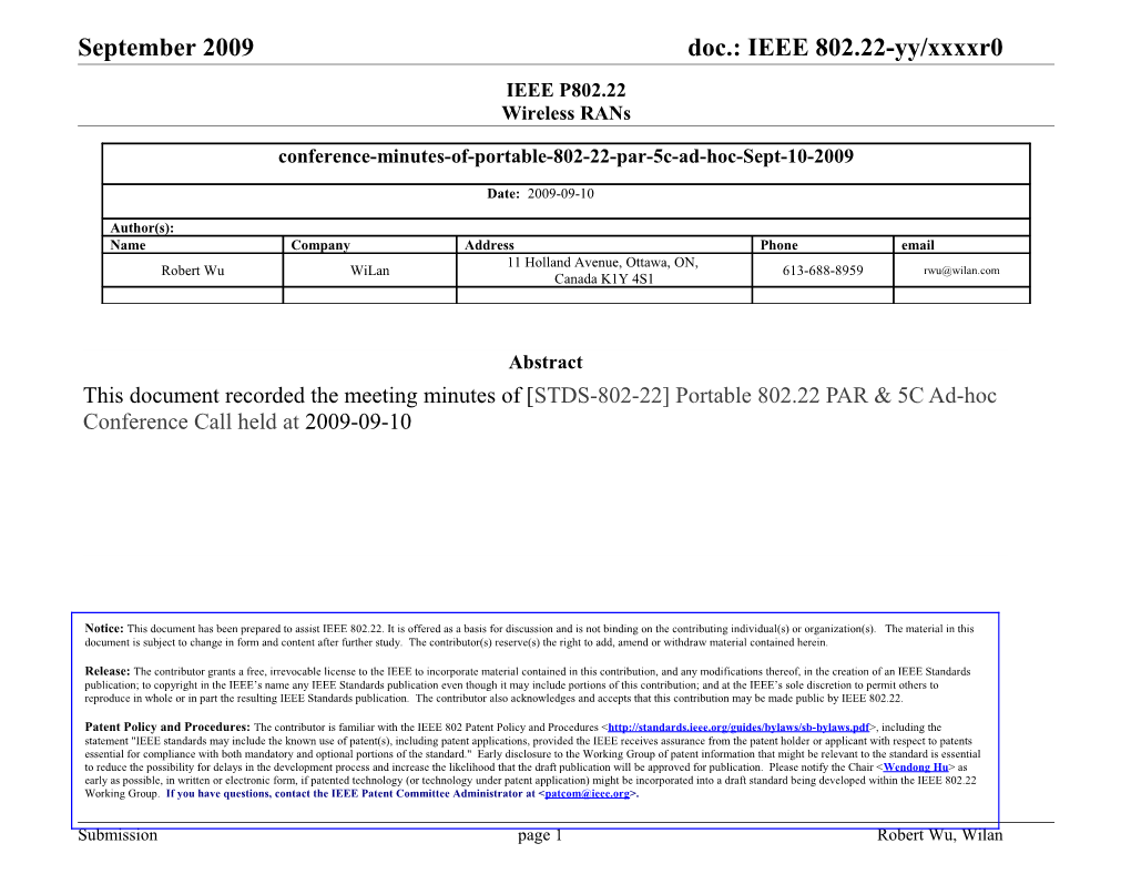 Doc.: IEEE 802.22-Yy/Xxxxr0 s4