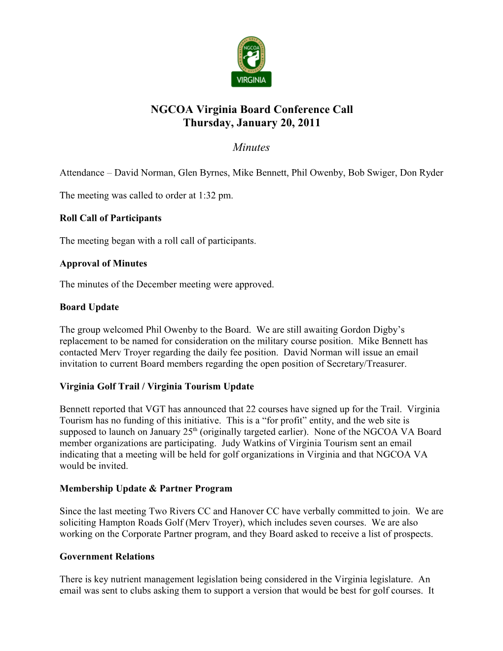 NGCOA Virginia Board Conference Call s1