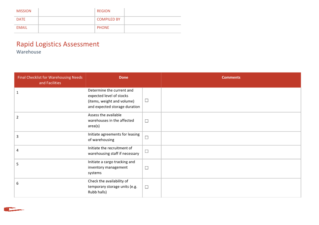 Where Can You Find Information on Warehouses?