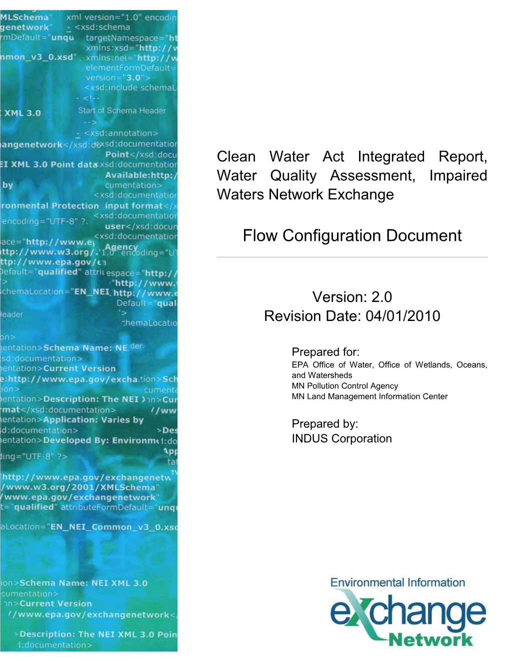 Office of Water Integrated Report Flow Configuration Document