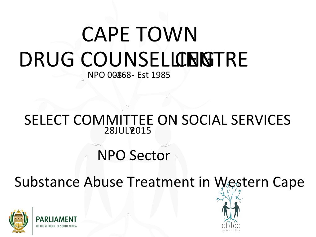 Cape Town Drug Counselling Centre