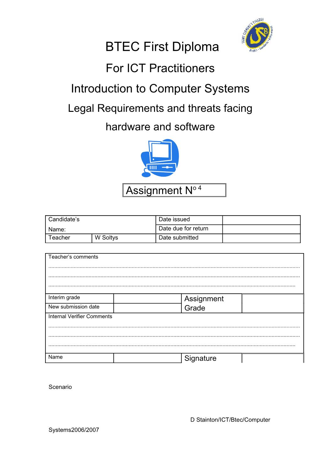 BTEC First Diploma