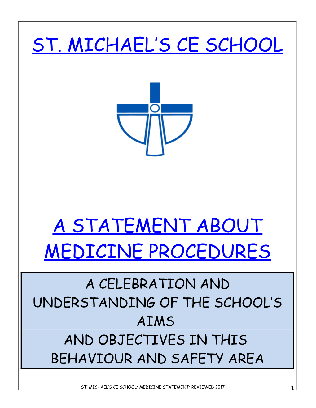 A Statement About Medicine Procedures