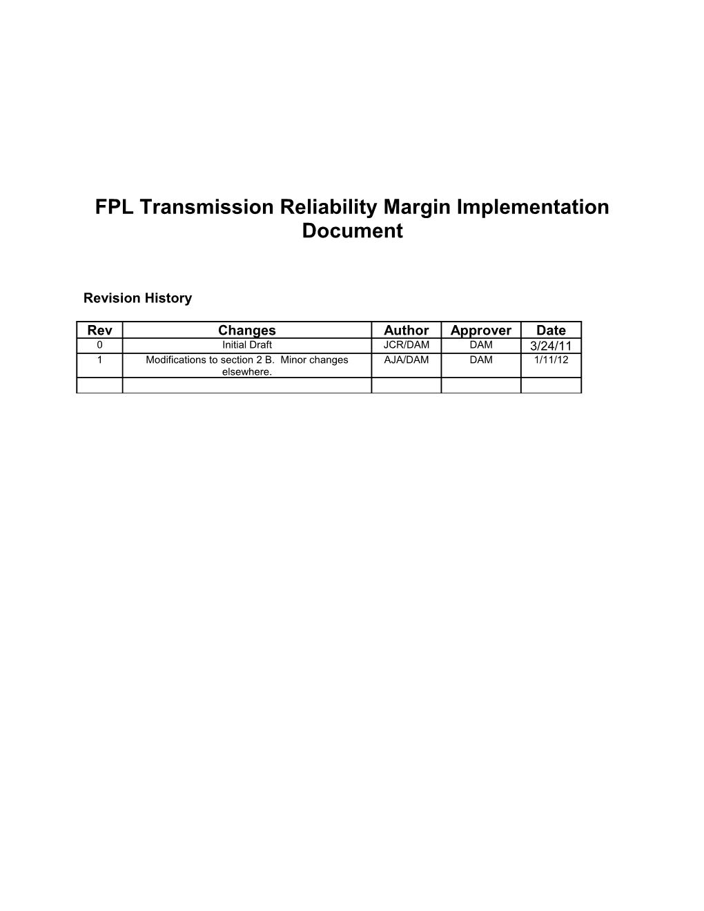 Transmission Reliability Margin Implementation Document (TRMID)