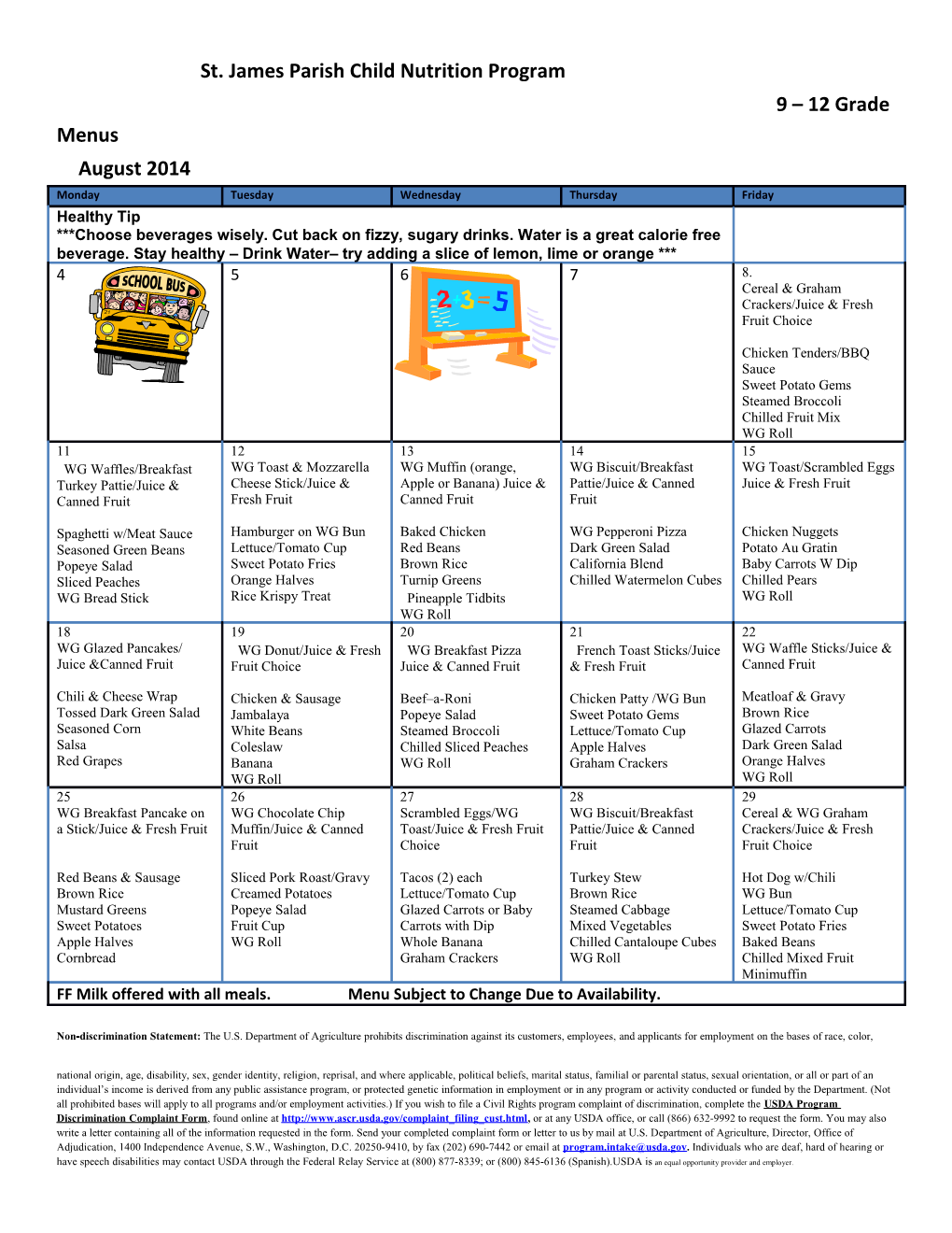 St. James Parish Child Nutrition Program